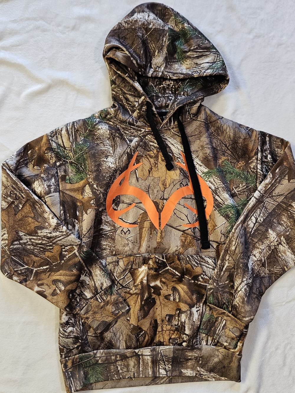 Realtree Brown Camo Hoodie Sweatshirt Youth M